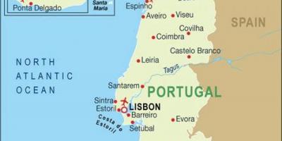 خريطة المطارات في البرتغال